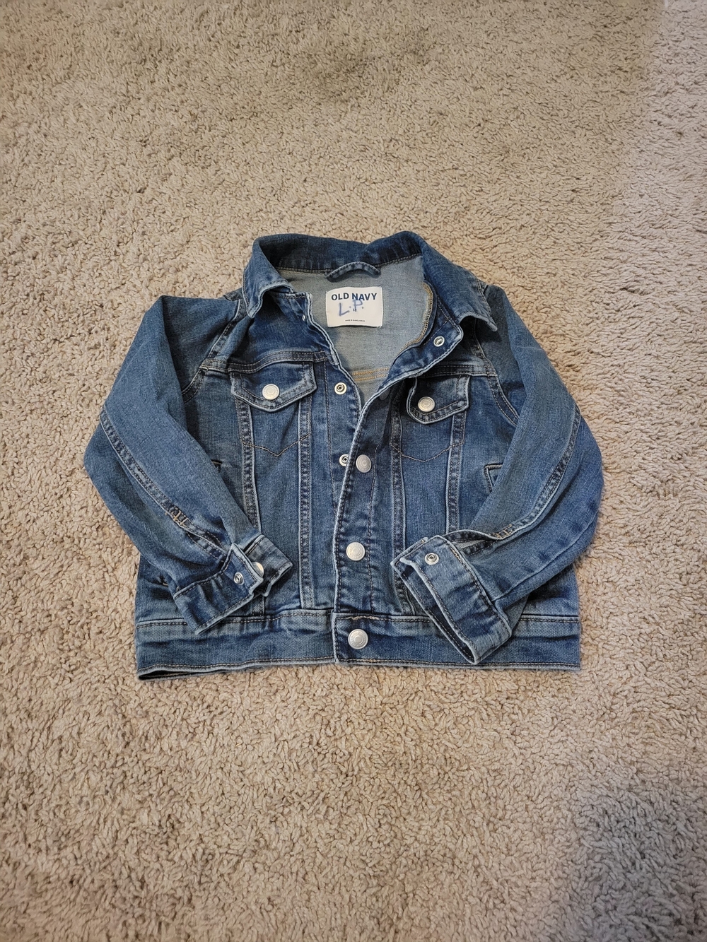 Old Navy Classic Blue Kids Denim Jacket